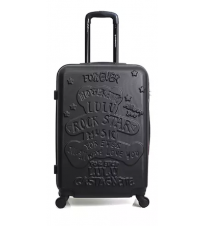 Valise grand volume Ours Aile - Noir