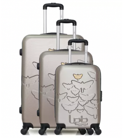 Set de 3 valises-Ayelys-Beige