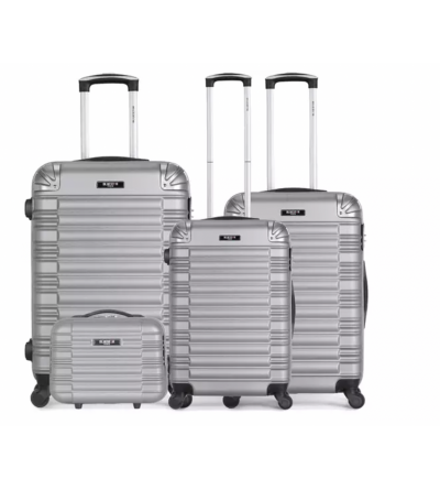 Set de 3 valises + vanity - Lima-C- Silver