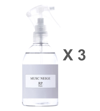 3 spray maison textile RP - Musc neige